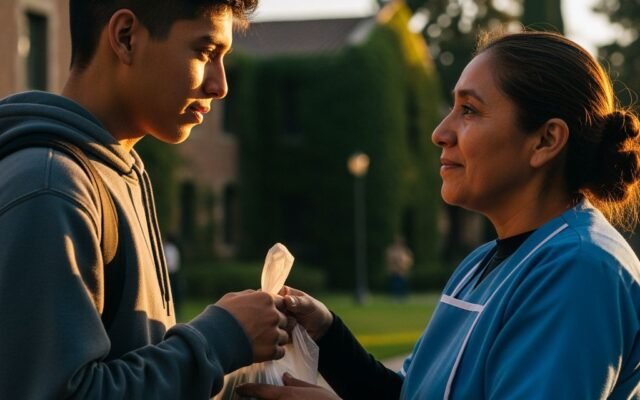 El peso de una bolsa de plástico: Lo que mi madre ocultaba bajo su uniforme de limpieza