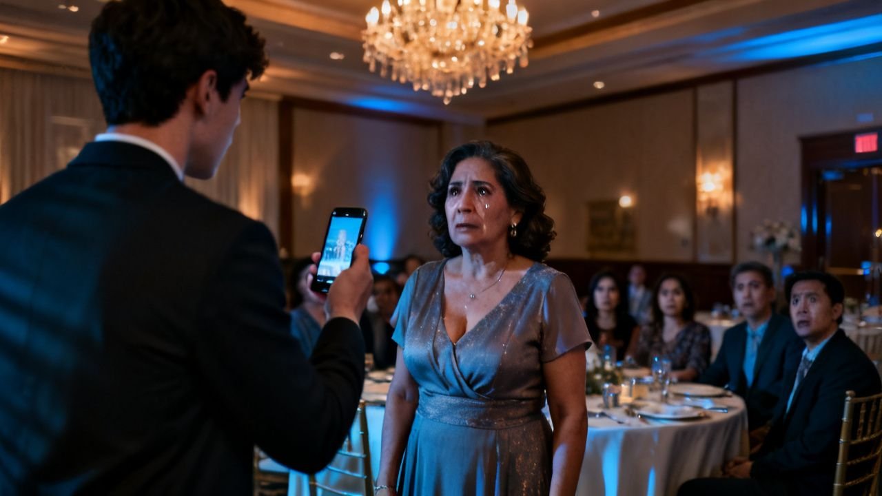 Madre humillada en cena elegante defiende su dignidad frente a todos los invitados